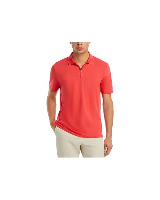 Hugo Boss Dekok Quarter Zip Short Sleeve Polo Shirt