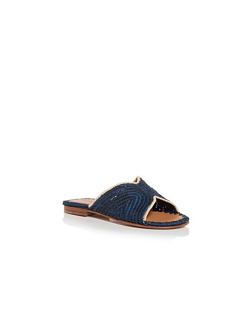 Carrie Forbes Woven Slide Sandals