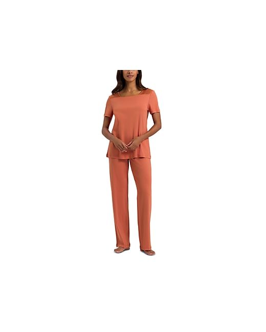 Hanro Emma Cotton Short Sleeve Pajama Set
