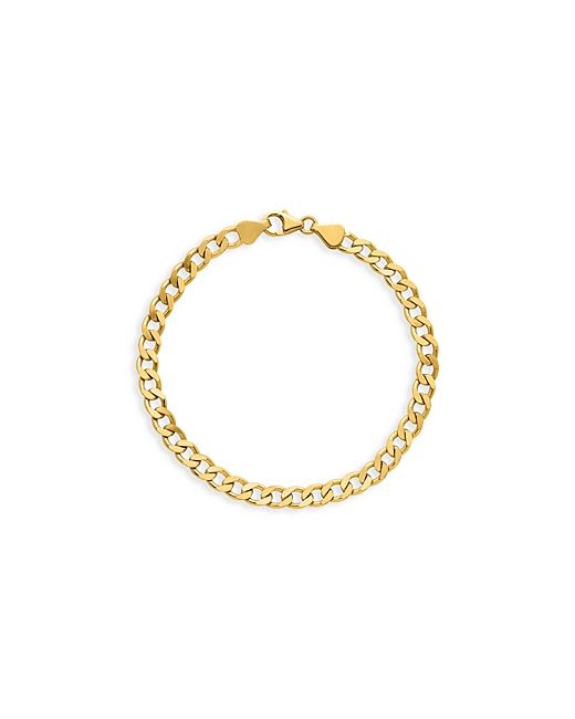 Bloomingdale's Polished Curb Link Chain Bracelet 14K Yellow