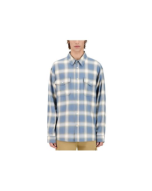 The Kooples Manches Printed Long Sleeve Button Front Shirt