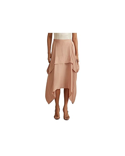 Reiss Maisie Asymmetrical Hem Skirt