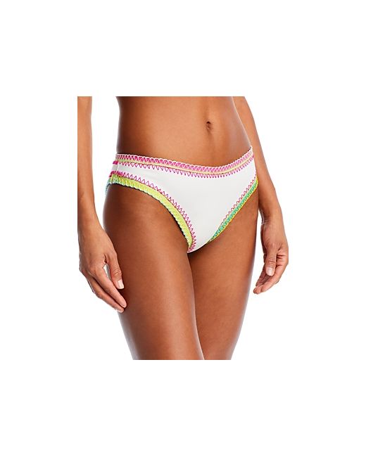 Platinum inspired by Solange Ferrarini Crochet Trim Bikini Bottoms