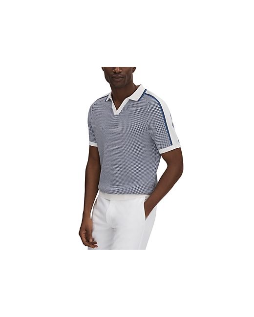 Reiss Brunswick Short Sleeve Open Collar Polo Shirt