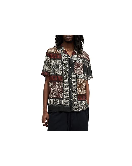 AllSaints Marquee Relaxed Fit Camp Shirt