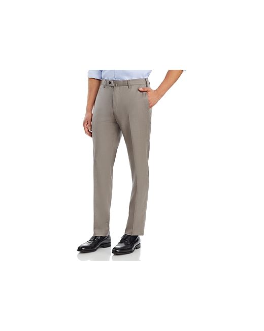 PT Torino Slim Fit Flat Front Wool Trousers
