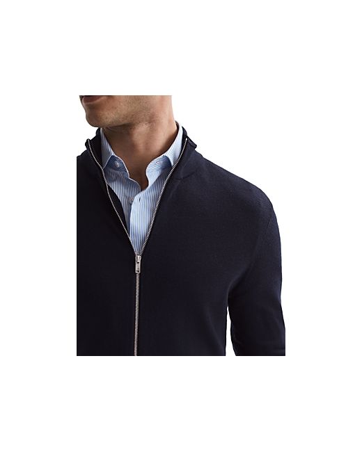 Reiss Hampshire Slim Fit Long Sleeve Zip Front Wool Sweater