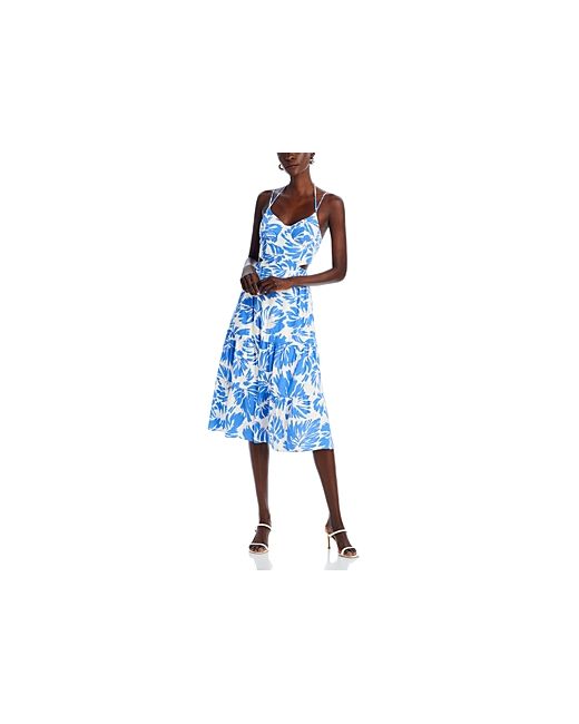 Aqua Printed Sleeveless Midi Dress 100 Exclusive
