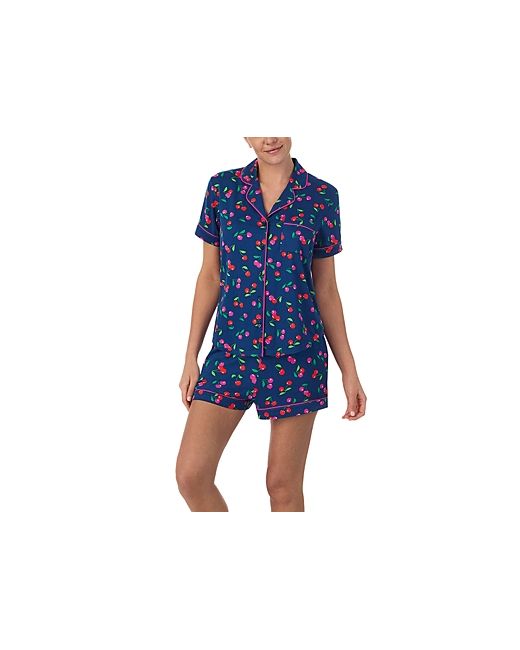 Kate Spade New York Short Sleeve Knit Boxer Pajama Set