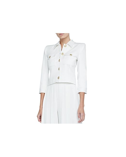 L'agence Kumi Button Front Crop Jacket
