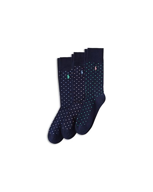 Polo Ralph Lauren Dot Crew Socks Pack of 3