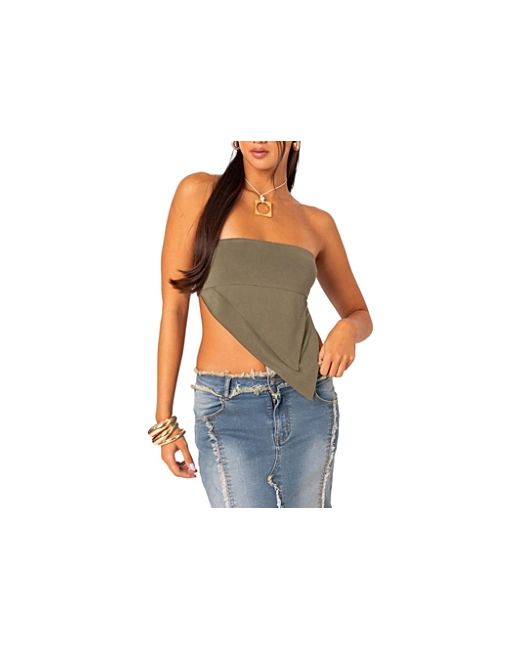 Edikted Patterson Layered Triangle Tube Top
