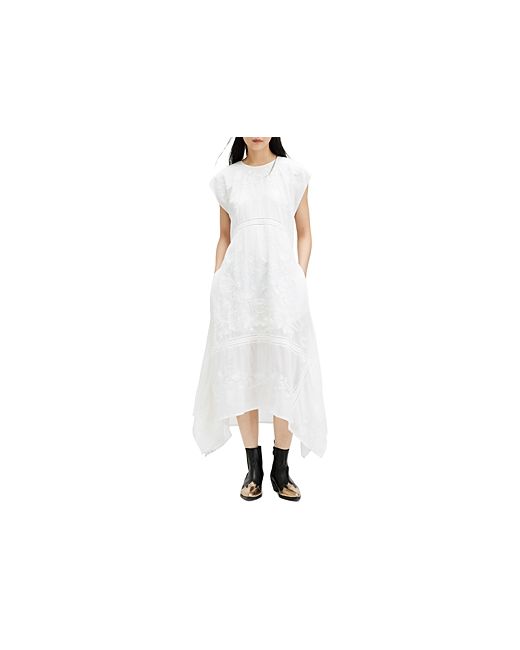 AllSaints Gianna Embroidered Cotton Dress