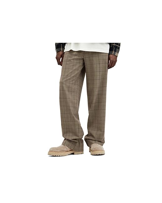 AllSaints Hobart Checked Trousers