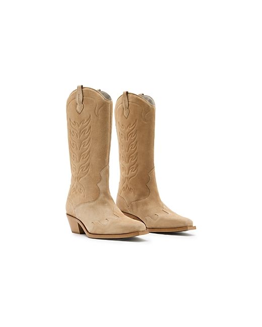 AllSaints Dolly Pull On Western Boots