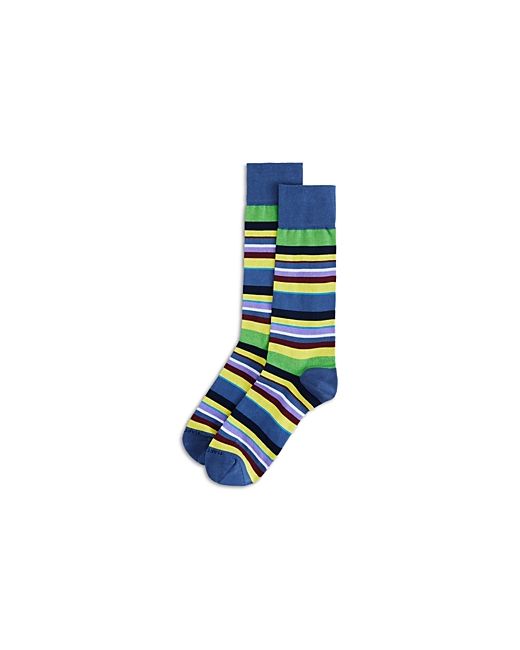 Marcoliani Pima Cotton Nylon Multi Stripe Socks