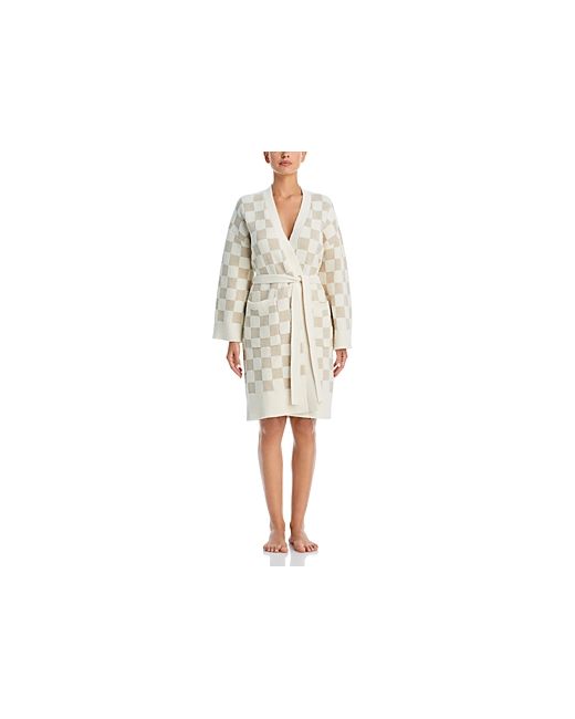 Barefoot Dreams CozyChic Cotton Checkered Robe
