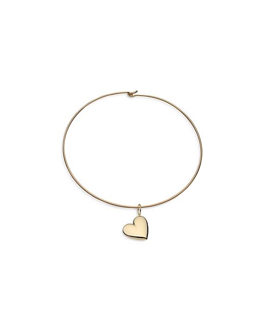 Jennifer Zeuner Pia Heart Charm Collar Necklace