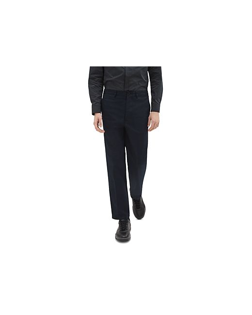 Theory Project Mp401.Sharp Cotton Stretch Twill Relaxed Straight Fit Pants