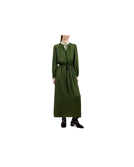 The Kooples Plain Long Sleeve Maxi Dress