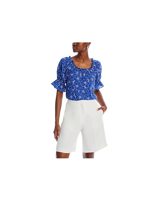Status by Chenault Floral Puff Sleeve Blouse