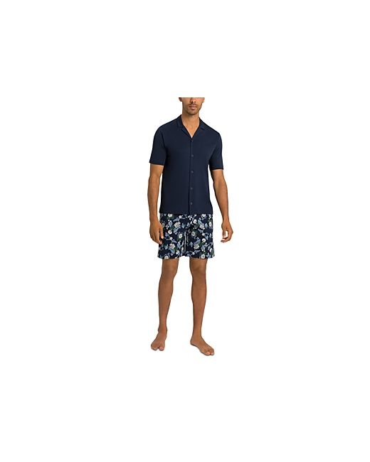 Hanro 2Pc. Night Day Knit Shorts Pajama Set