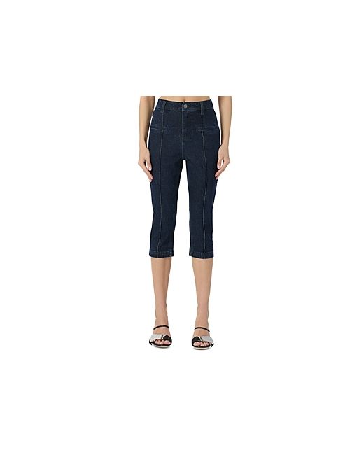 Afrm High Rise Pixie Seamed Cropped Jeans