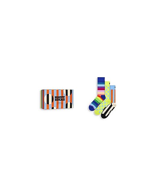 Happy Socks Multicolor Crew Socks Gift Set Pack of 3