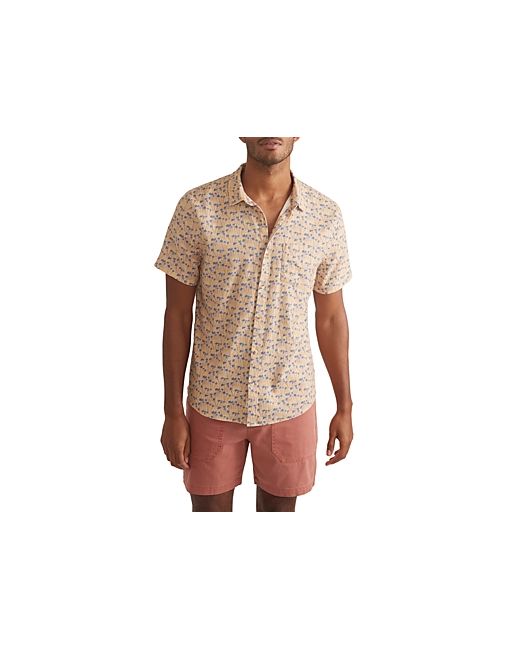 Marine Layer Classic Printed Stretch Selvage Shirt
