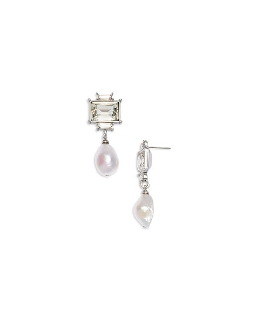 Kenneth Jay Lane Cultured Freshwater Pearl Drop Earrings