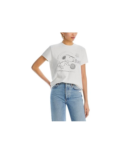 Re/Done Classic Snoopy Tennis Tee