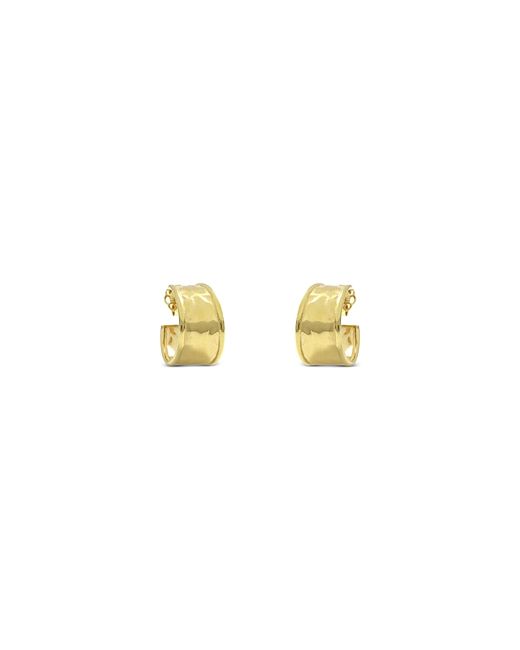 Bloomingdale's Hammered Texture Small Hoop Earrings 14K Yellow