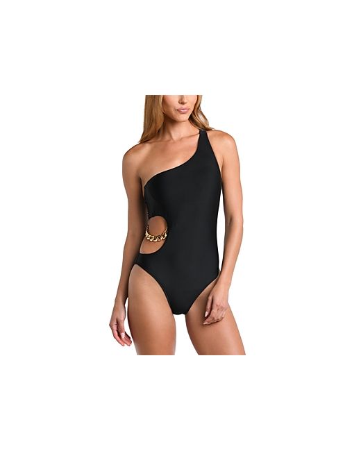 L'agence Ava Cut Out Chain Detail One Piece Swimsuit