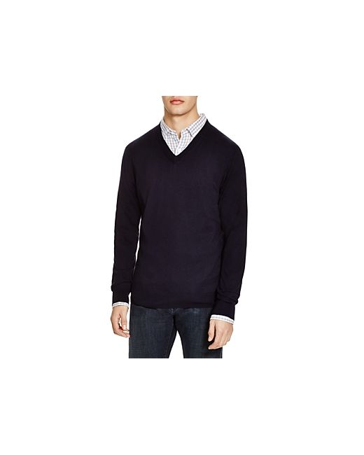 The Men's Store At Bloomingdale's V-Neck Cotton-Cashmere Sweater 100 Exclusive