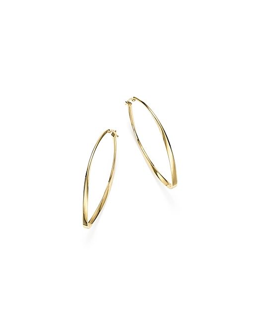 Bloomingdale's 14K Twisted Oval Hoop Earrings 100 Exclusive