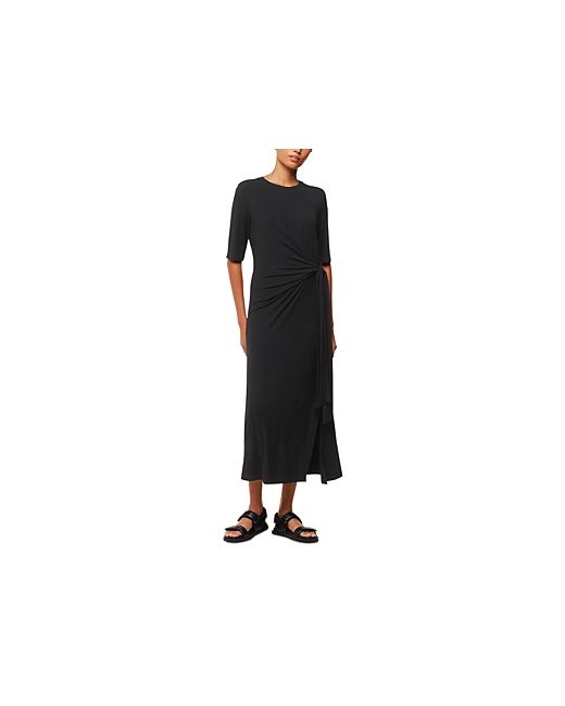 Whistles Twist Front Jersey Dress