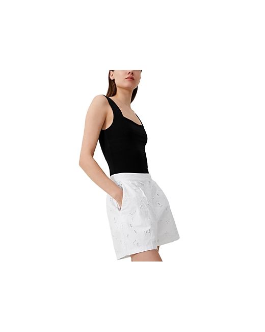 French Connection Rhodes Embroidered Shorts