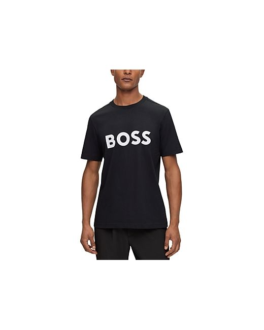 Boss Cotton Logo Graphic Tee