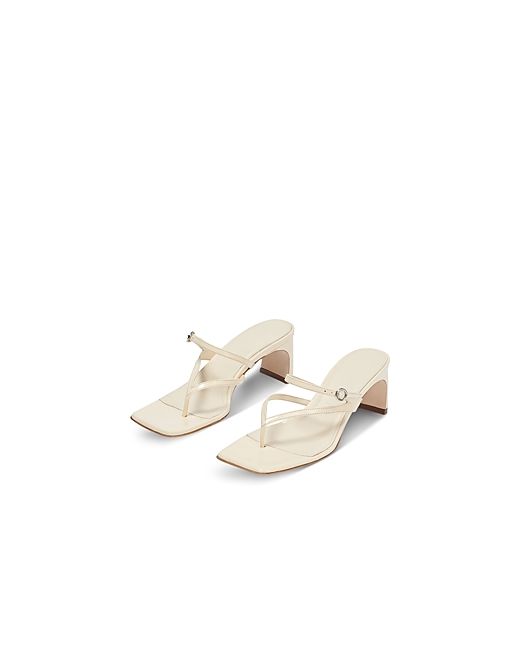 Aeyde Giselle Square Toe Mid Heel Sandals