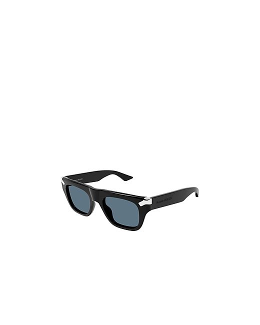 Alexander McQueen Punk Rivet Rectangular Sunglasses 51mm