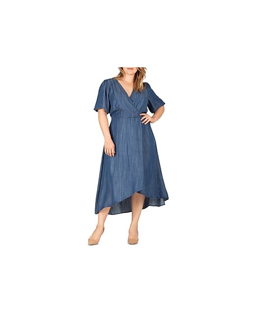 Standards & Practices Plus Puff Sleeve Dress