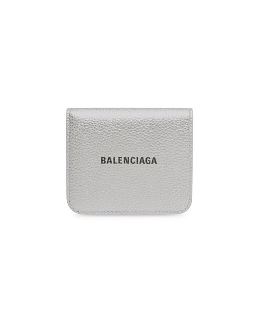 Balenciaga Cash Flap Coin and Card Holder Metallized