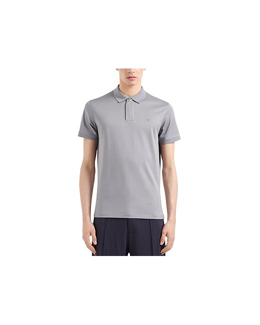 Emporio Armani Mercerized Cotton Polo Shirt