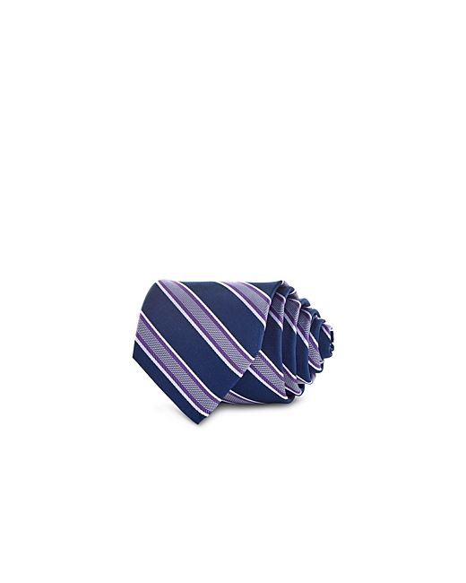 The Men's Store At Bloomingdale's Striped Silk Classic Tie 100 Exclusive