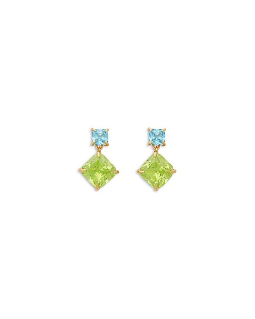 Kate Spade New York Showtime Square Cubic Zirconia Drop Earrings