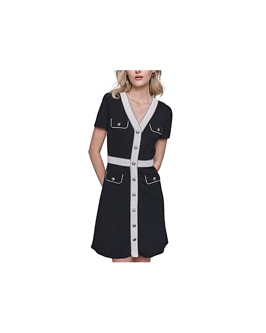 Karl Lagerfeld Contrast A Line Dress
