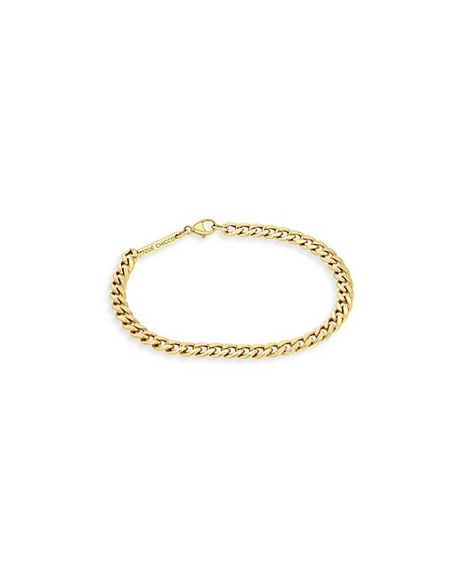 Zoe Chicco 14K Yellow Curb Chain Bracelet