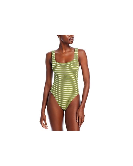 Hunza G Square Neck One Piece Swimsuit