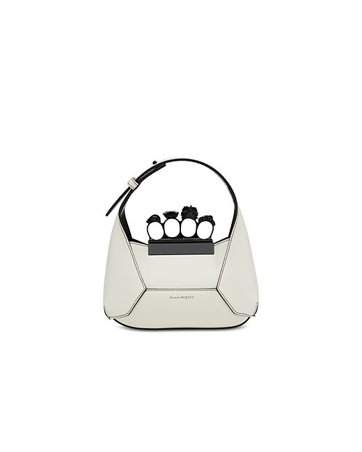 Alexander McQueen Mini Jeweled Hobo Bag