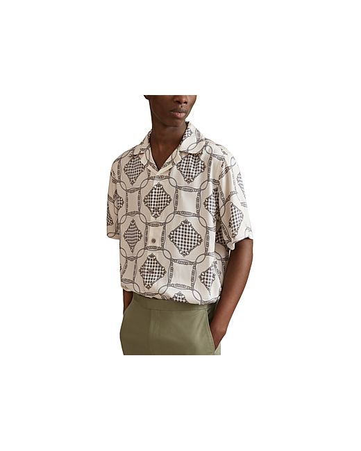 Reiss Lumia Printed Camp Shirt